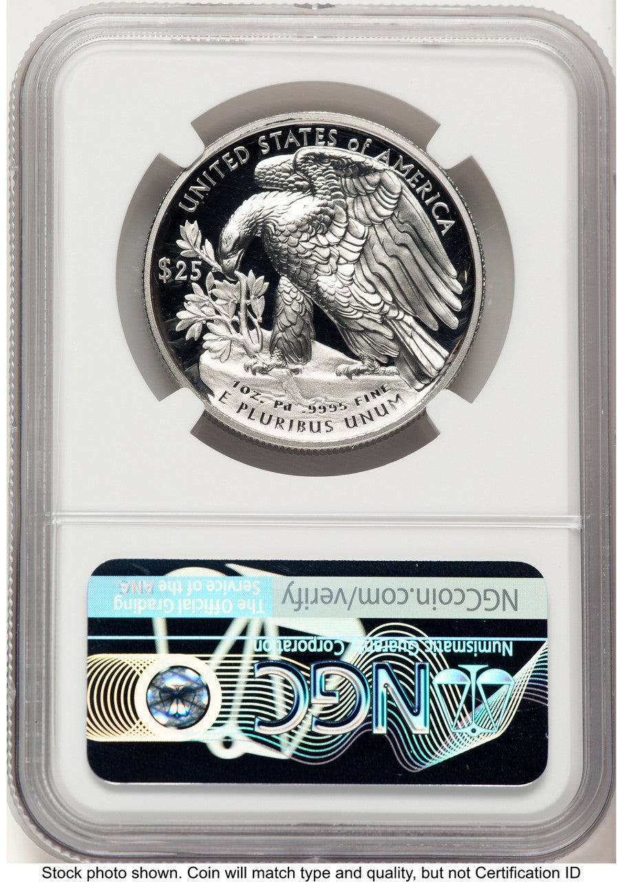 2021-W Palladium Eagle 1 oz FDI Mike Castle NGC PF70 (774957040)