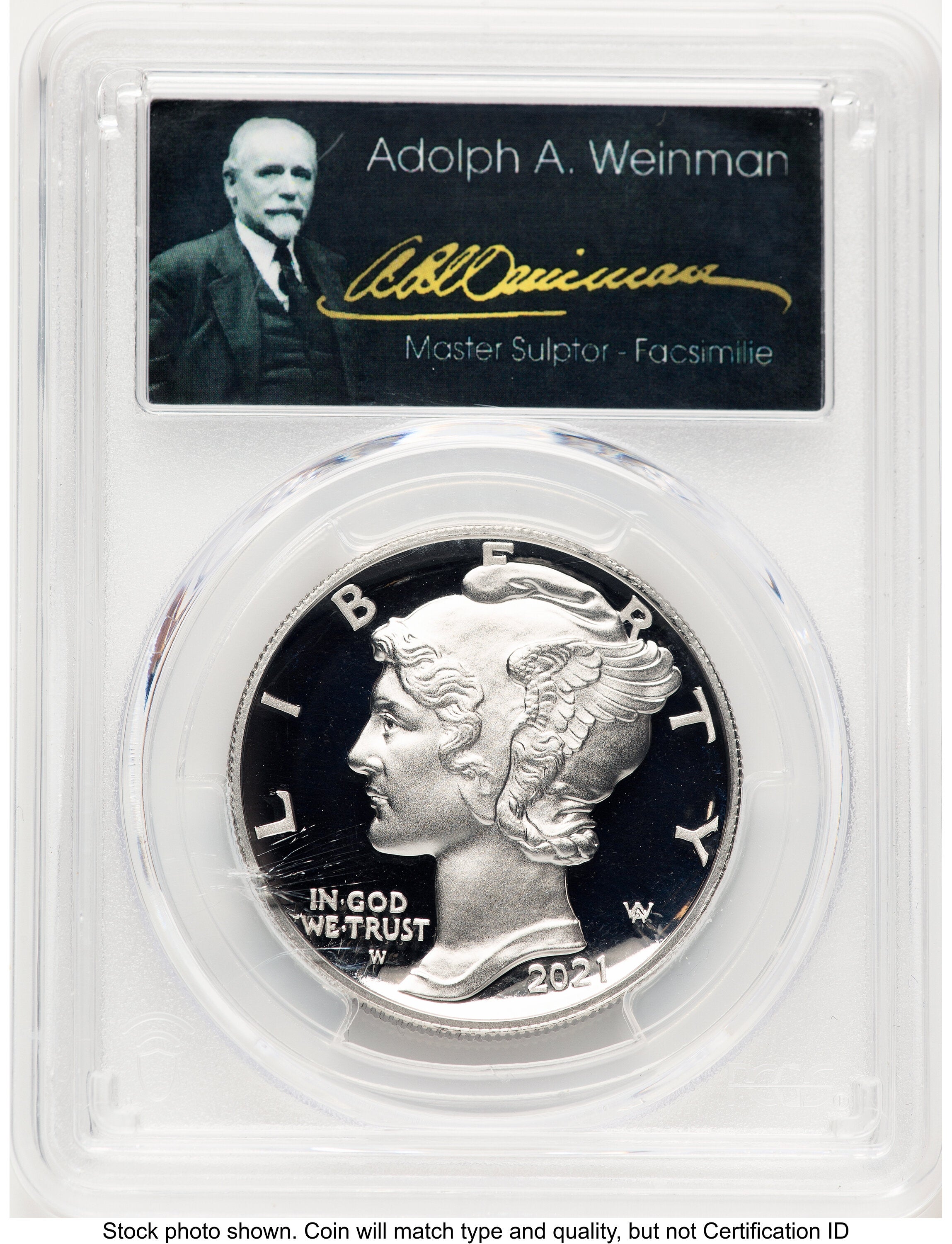 2021-W Palladium Eagle 1 oz FS Adolph Weinman PCGS PR70