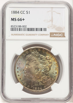 1884-CC Morgan Dollar NGC MS66+ (775177005)