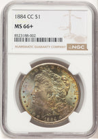 1884-CC Morgan Dollar NGC MS66+ (775177005)