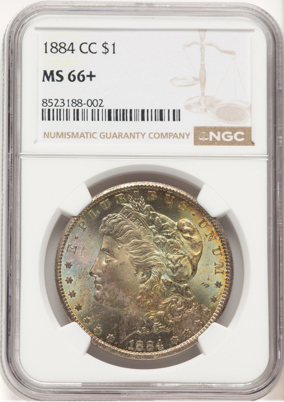 1884-CC Morgan Dollar NGC MS66+ (775177005)
