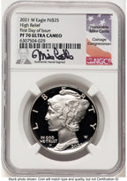 2021-W Palladium Eagle 1 oz FDI Mike Castle NGC PF70 (775179005)