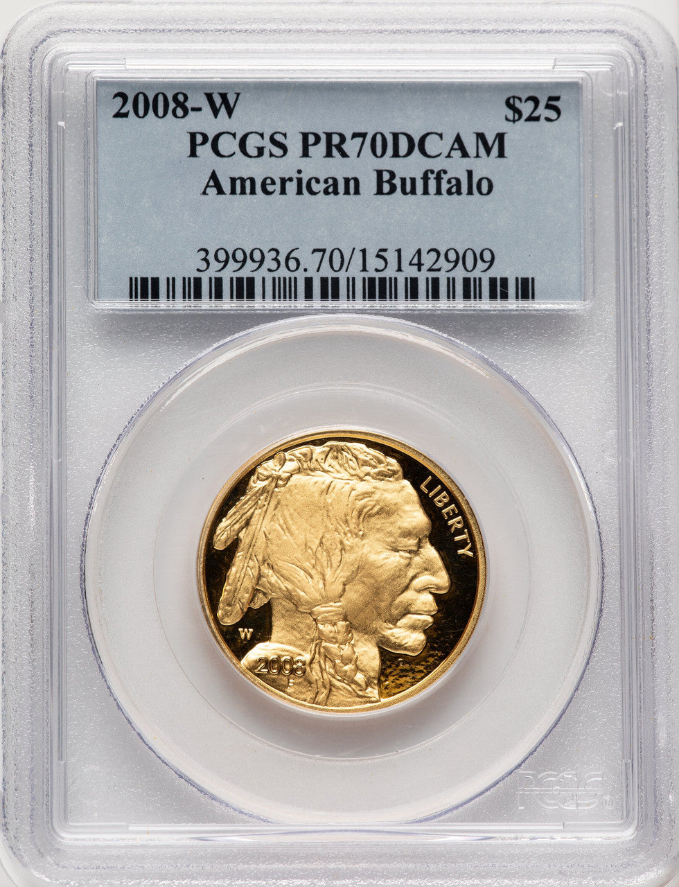2008-W Proof Gold Buffalo 4-Coin Set PCGS PR70DCAM