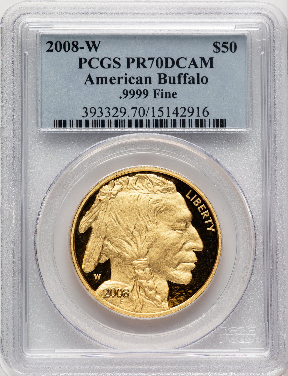 2008-W Proof Gold Buffalo 4-Coin Set PCGS PR70DCAM