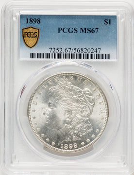 1898 Morgan Dollar PCGS MS67 (775274009)