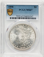 1898 Morgan Dollar PCGS MS67 (775274009)