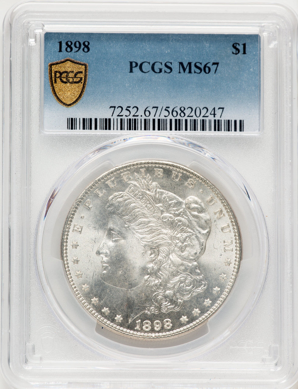 1898 Morgan Dollar PCGS MS67 (775274009)