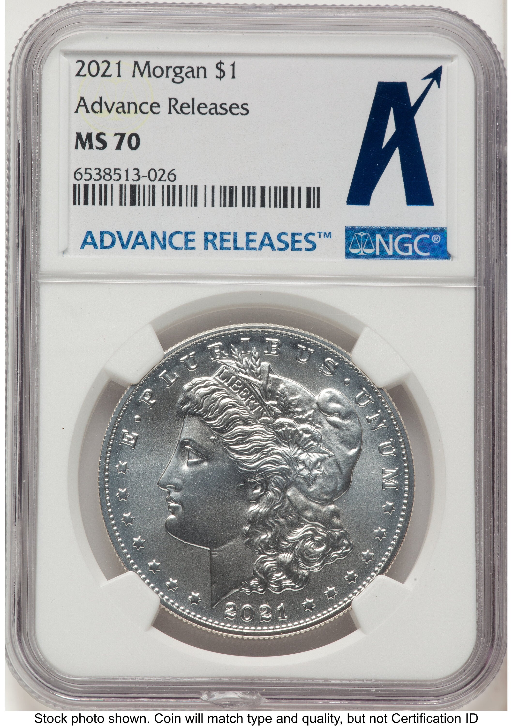 2021 6 Coin Morgan & Peace Dollar Set AR Standard NGC MS70