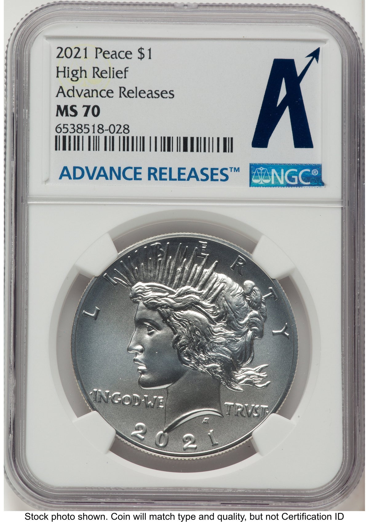 2021 6 Coin Morgan & Peace Dollar Set AR Standard NGC MS70