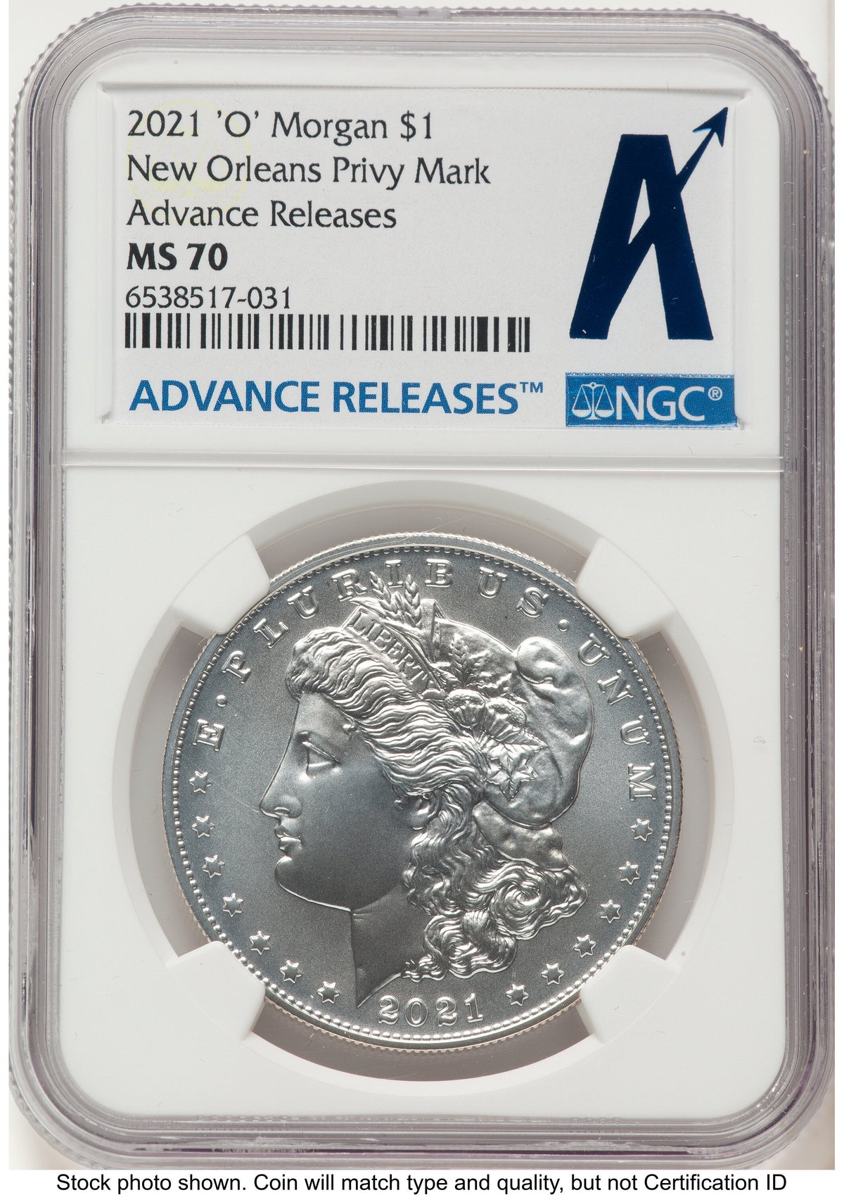 2021 6 Coin Morgan & Peace Dollar Set AR Standard NGC MS70