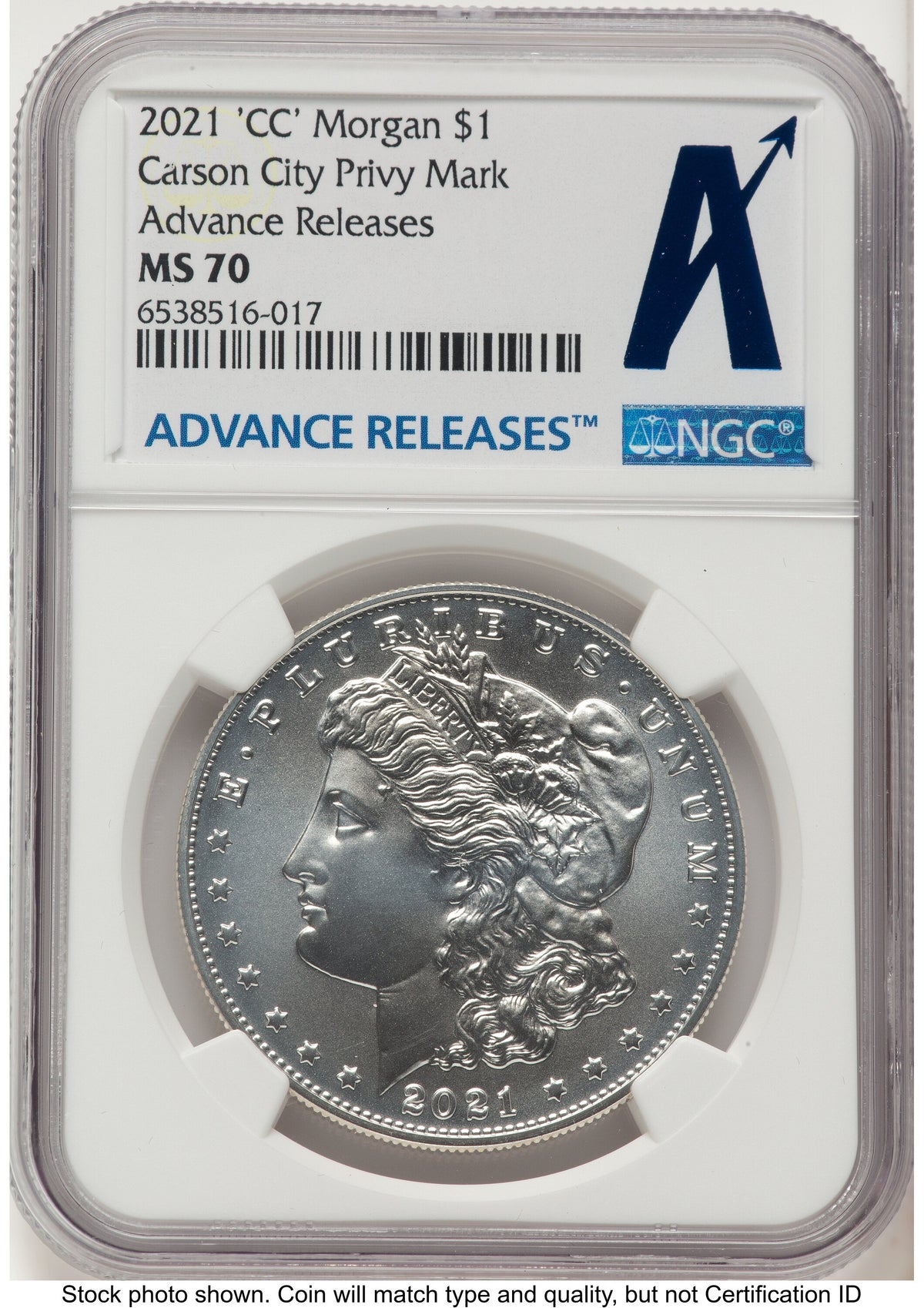 2021 6 Coin Morgan & Peace Dollar Set AR Standard NGC MS70