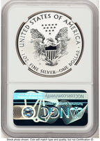 2019-S Enhanced Reverse Proof Silver Eagle 1 oz ER NGC PF70 Ed Moy