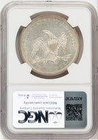 1862 Seated Dollar NGC MS62