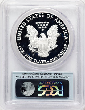 2015-W Proof Silver Eagle 1 oz FS Flag PCGS PR70