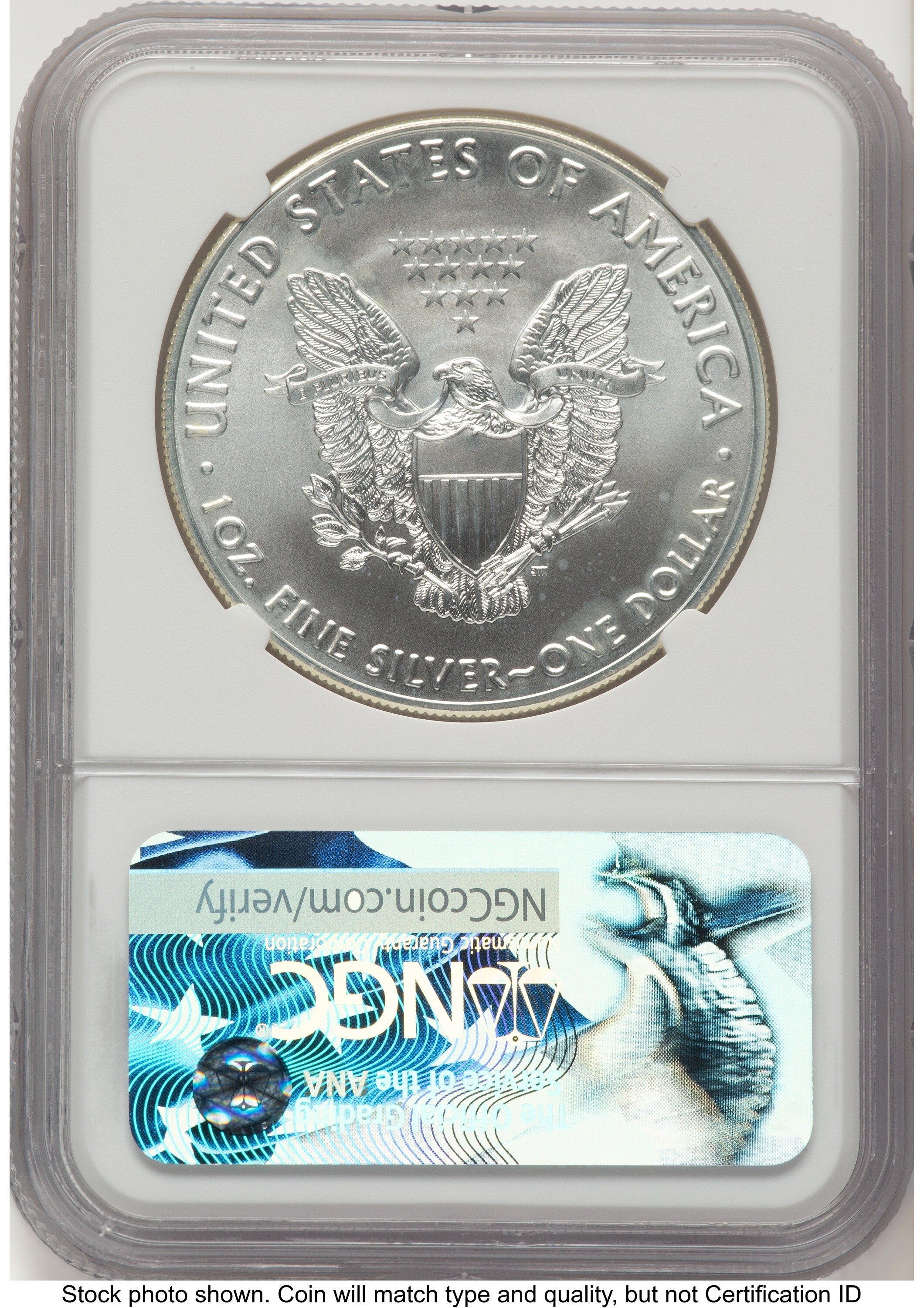 2017 Silver Eagle FDI John NGC MS70 Mercanti