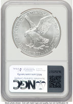 2024 Silver Eagle FDI Kenneth Bressett Portrait NGC MS70