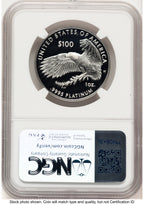 2025-W Proof Platinum Eagle 1 oz FDI Jeff Garrett Red Book NGC PF70