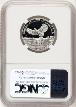 2000-W Proof Platinum Eagle 1/2 oz Brown Label NGC PF70