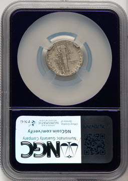 1942/1-D 10C Mercury Dime NGC AU53