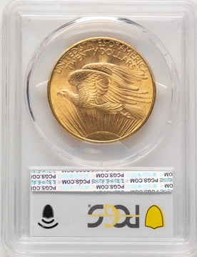 1908 $20 NO MOTTO Saint-Gaudens Double Eagle PCGS MS65+ (775856022)
