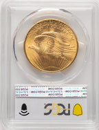 1908 $20 NO MOTTO Saint-Gaudens Double Eagle PCGS MS65+ (775856022)
