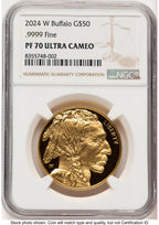 2024-W Proof Gold Buffalo 1 oz Brown Label NGC PF70