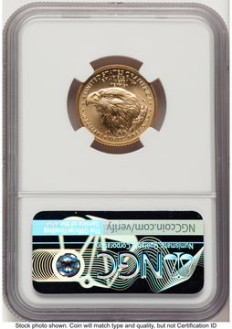 2021-W TY2 Gold Eagle 1/4 oz Unfinished Proof Dies American Liberty Series Label NGC PF70