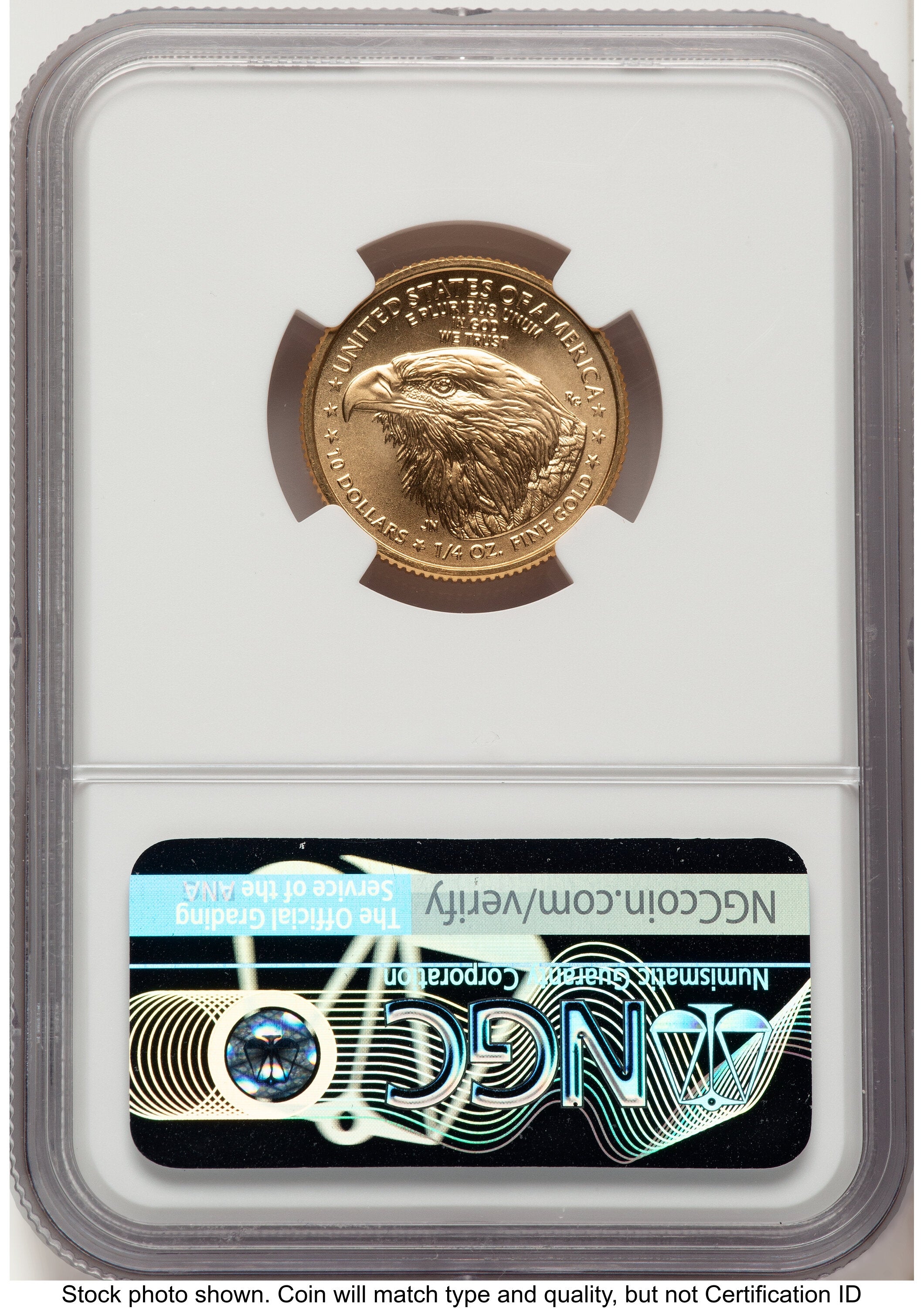 2021-W TY2 Gold Eagle 1/4 oz Unfinished Proof Dies American Liberty Series Label NGC PF70