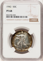 1942 50C Proof Walking Liberty Half Dollar NGC PR68 (775897004)