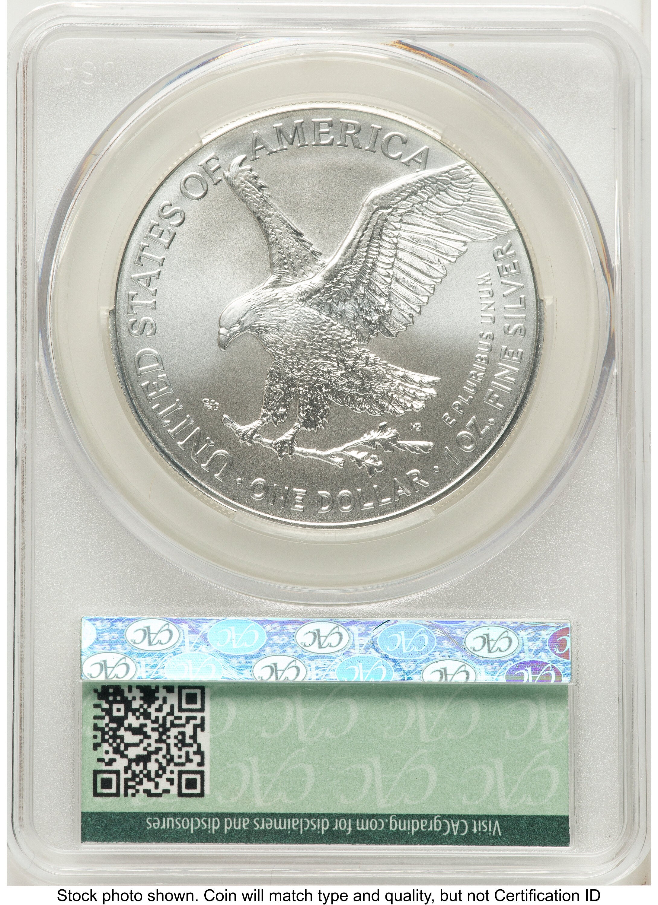 2024 Silver Eagle Ron Drzewucki CACG MS70