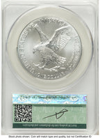2024 Silver Eagle First Delivery Louis Palafoutas CACG MS70