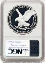 2025-W Proof Silver Eagle 1 oz AR Jeff Garrett Red Book NGC PF70