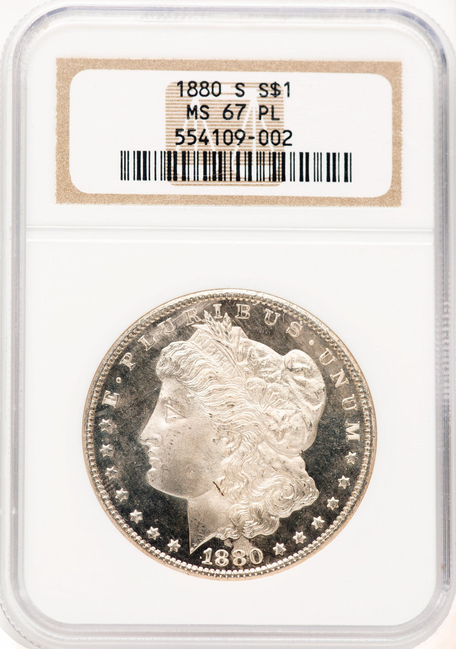 1880-S PL Morgan Dollar NGC MS67