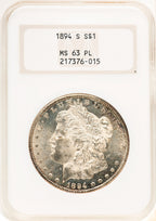 1894-S PL Morgan Dollar NGC MS63