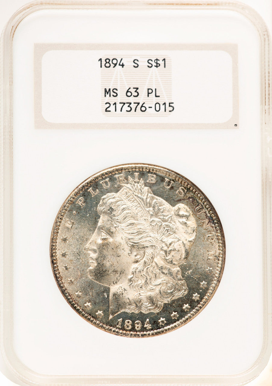 1894-S PL Morgan Dollar NGC MS63