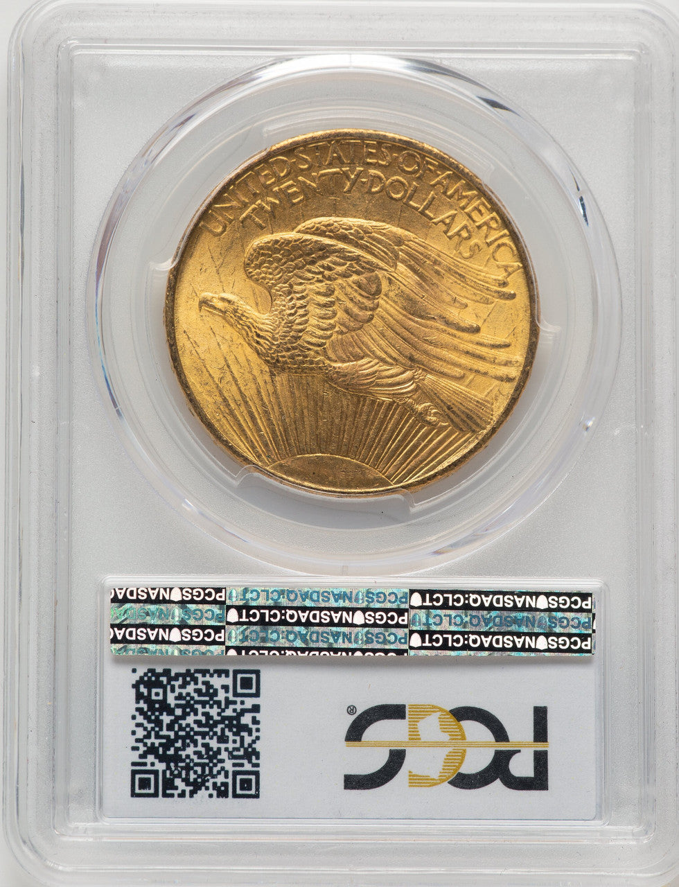 1908 $20 NO MOTTO Saint-Gaudens Double Eagle PCGS MS64+ (776007033)