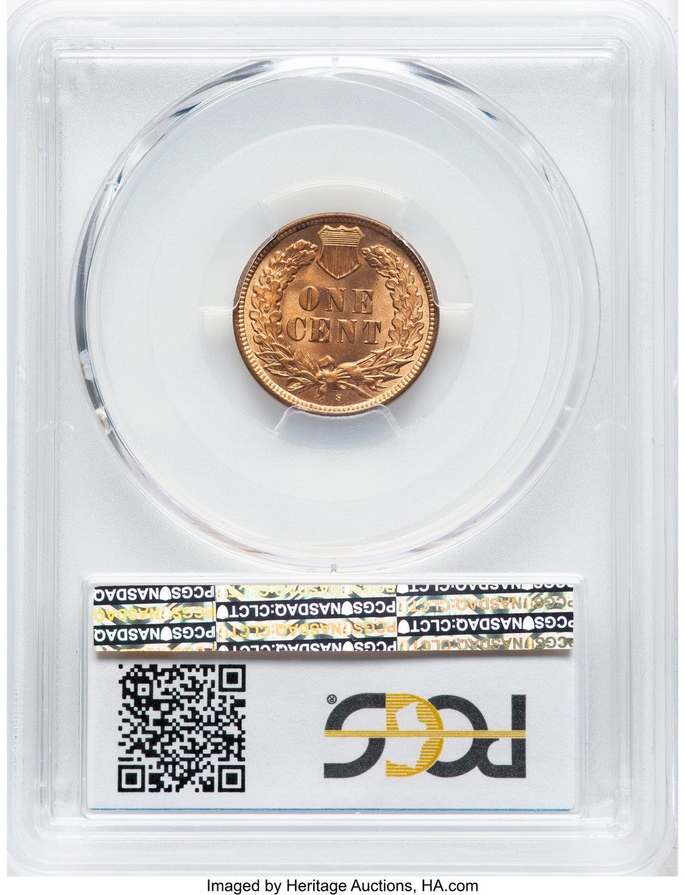 1908-S 1C RD Indian Cent PCGS MS67