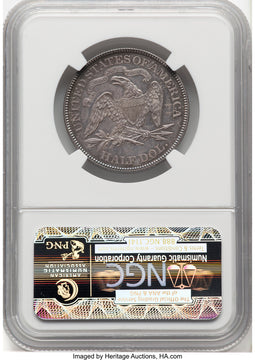 1873 50C ARROWS Proof Seated Half Dollar NGC PR66