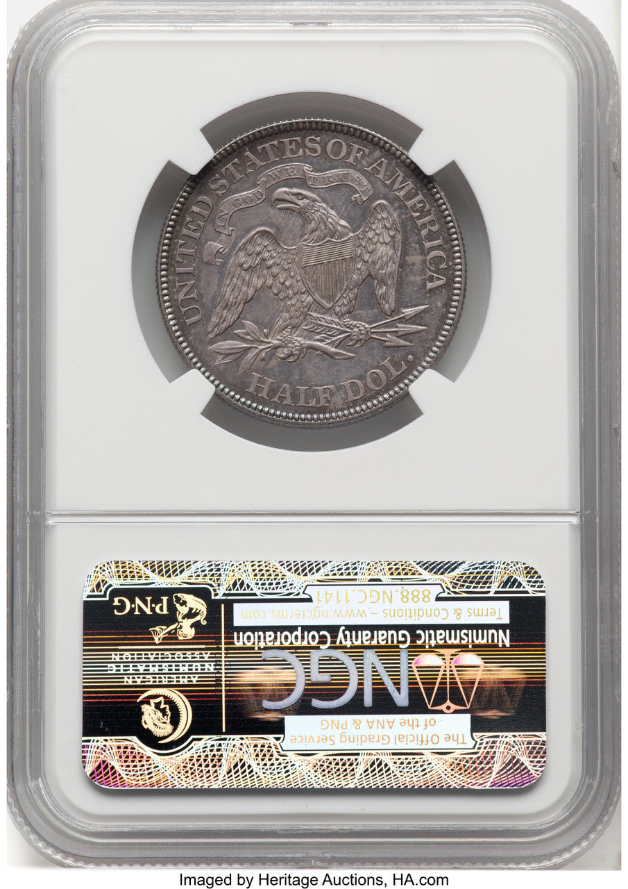 1873 50C ARROWS Proof Seated Half Dollar NGC PR66