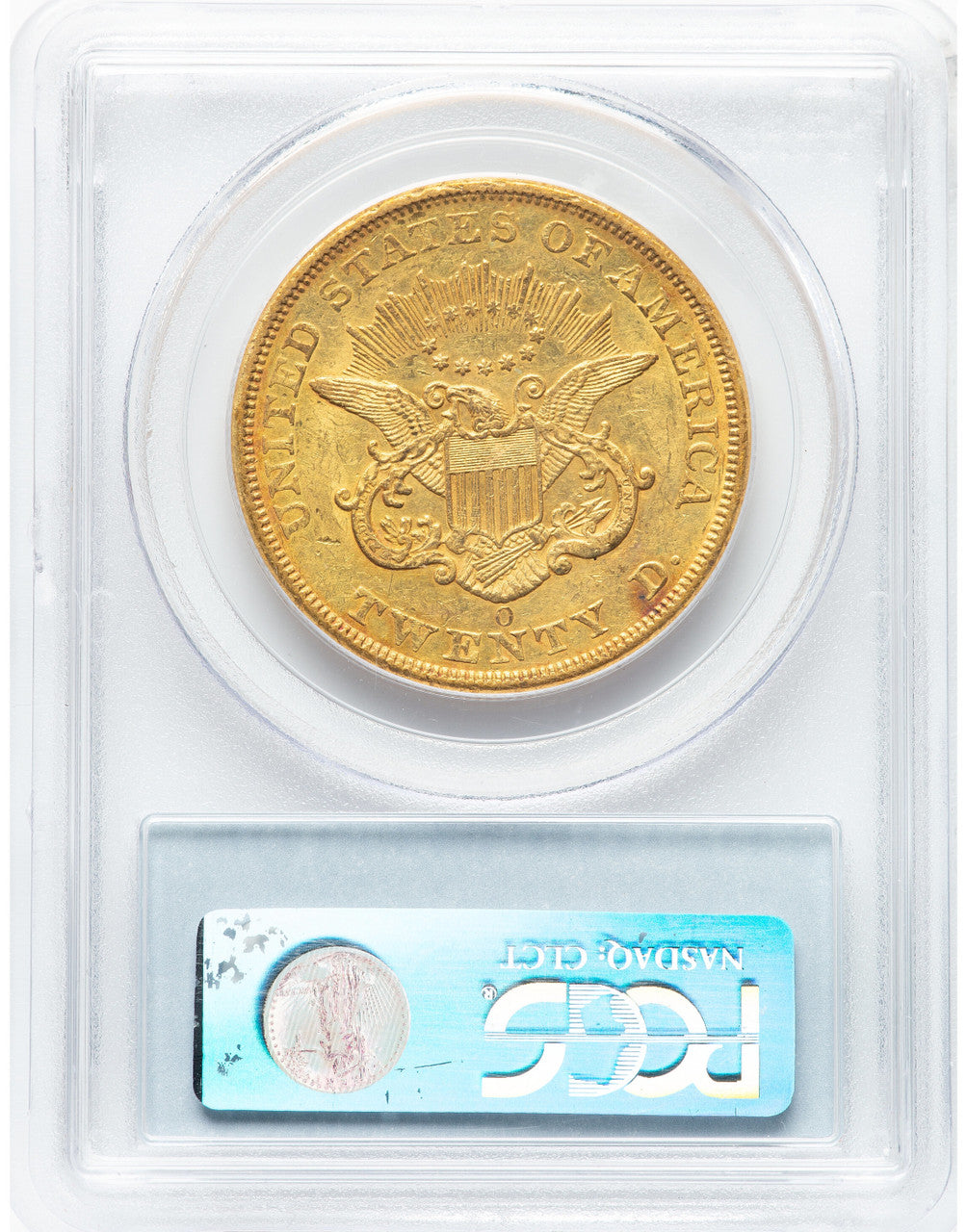 1850-O $20 CAC Liberty Double Eagle PCGS MS61