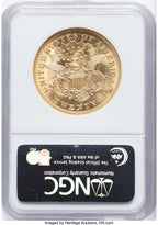 1869-S $20 Liberty Double Eagle NGC MS62
