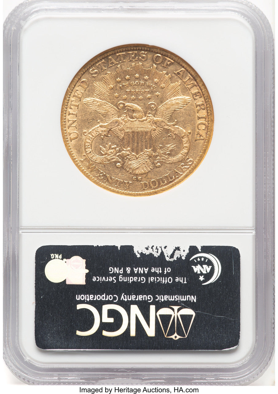 1879-CC $20 Liberty Double Eagle NGC XF45