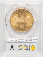 1892-CC $20 Liberty Double Eagle PCGS MS62+