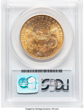 1893-CC $20 Liberty Double Eagle PCGS MS63