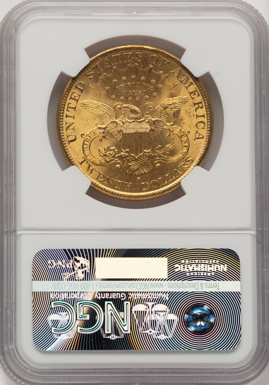 1899-S $20 Liberty Double Eagle NGC MS65 (776141043)