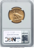 1911-D $10 Indian Eagle NGC AU55 (776141058)