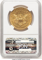 1852-O $20 Liberty Double Eagle NGC AU55