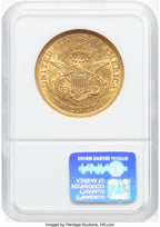 1856 $20 Liberty Double Eagle NGC AU55
