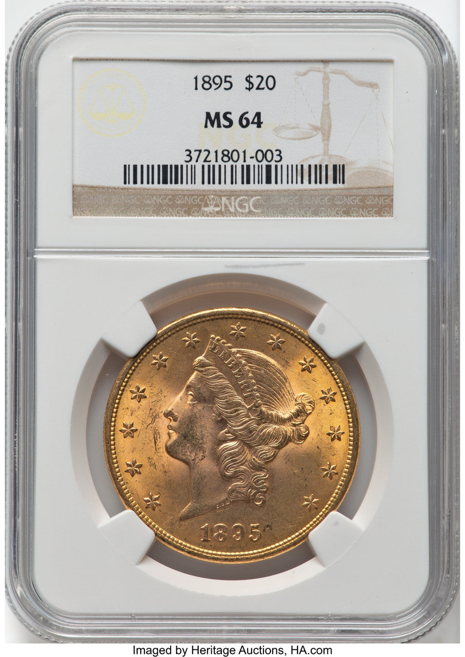 1895 $20 Liberty Double Eagle NGC MS64 (776141073)
