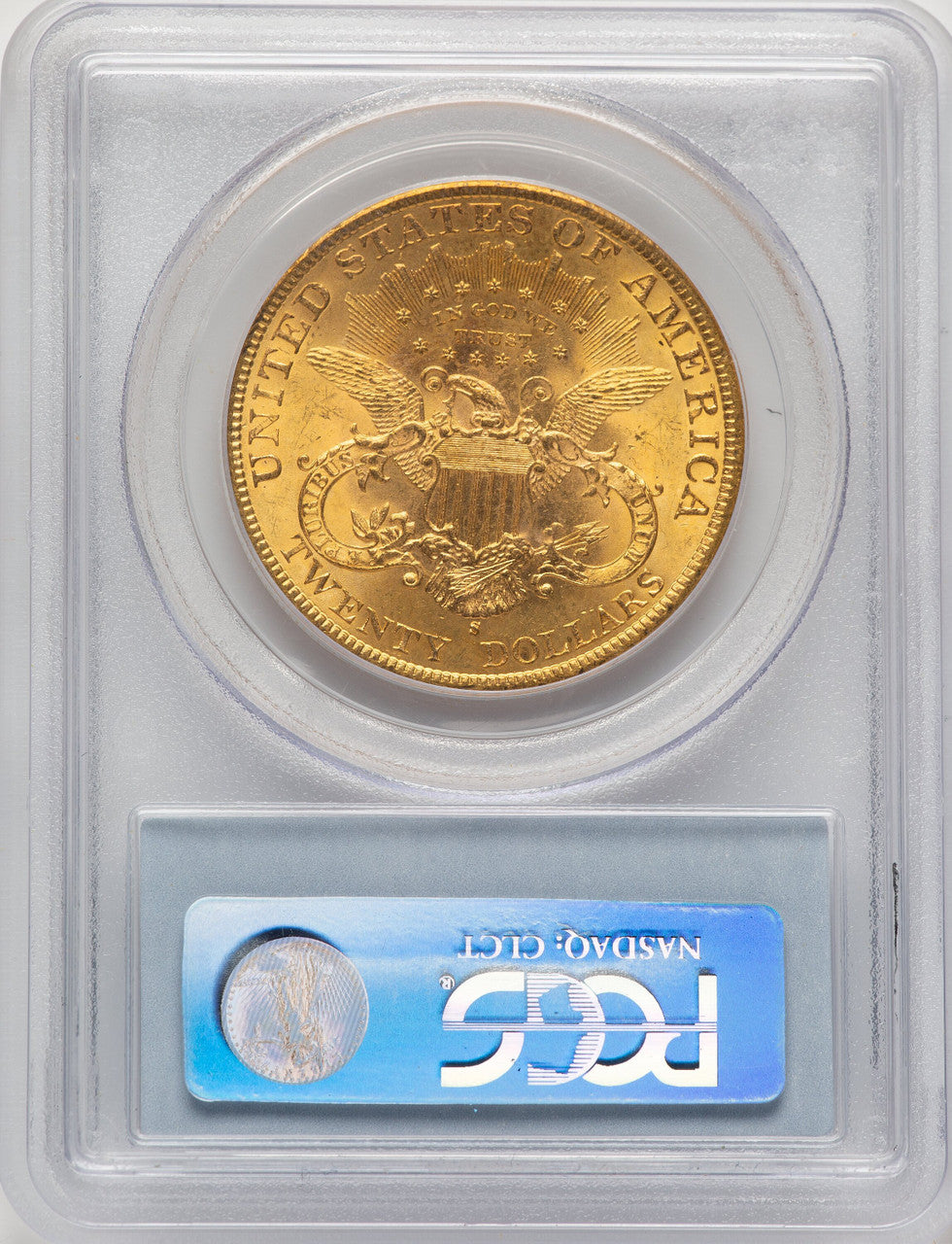 1898-S $20 Liberty Double Eagle PCGS MS65
